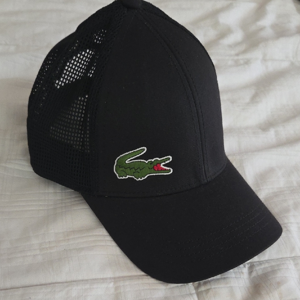 Lacoste Black Mesh Cap